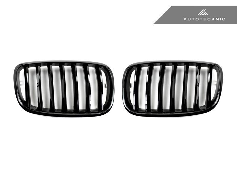 Autotecknic Replacement Glazing Black Front Grilles BMW E70 X5 / X5M | E71 X6 / X6M